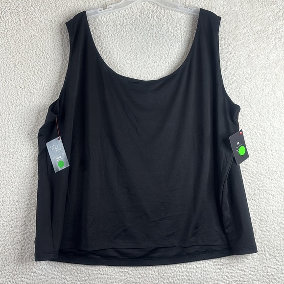 NWT Kiyonna Womens Black Stretch Tank Top PLUS SIZE 5X - Picture 5 of 7